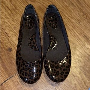 NWOT BOC leopard flats